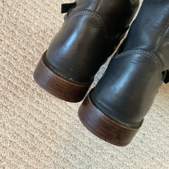 Frye Gray Heeled Boots for Women - Picture 13 of 15